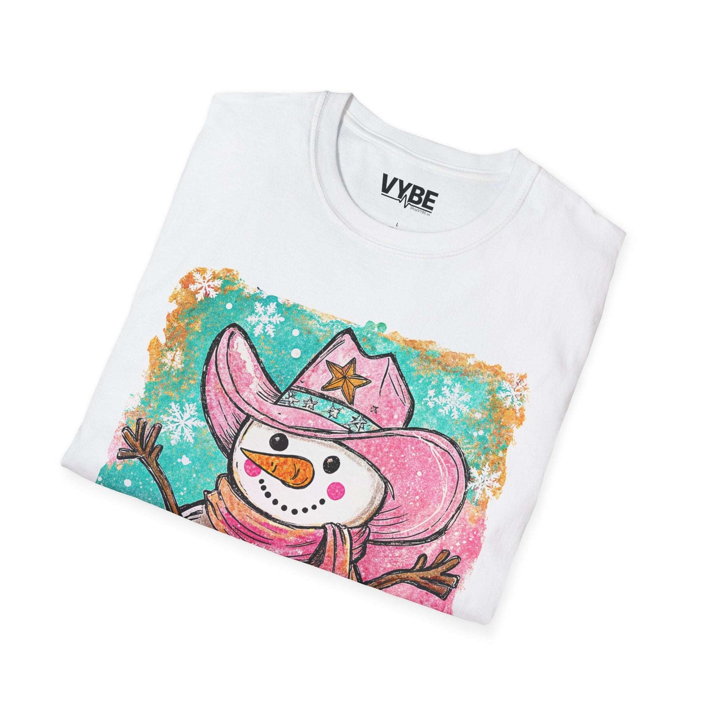 Cute Christmas Snowman T-Shirt - VYBE