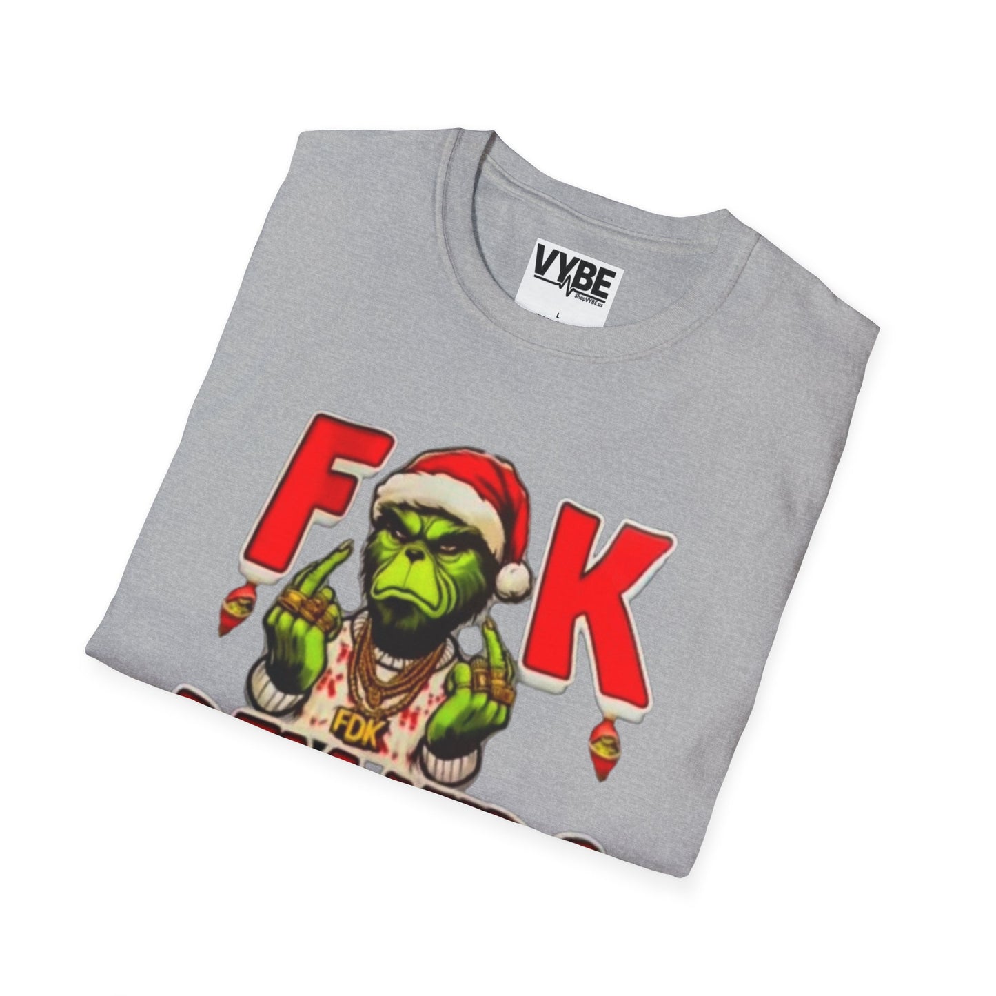 Christmas- Fuck Dem Kids Grinch T-Shirt - VYBE Shop