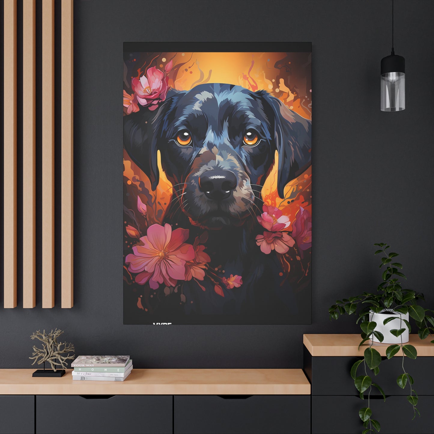 Canvas Beauceron Dog Art Print, Wall Art, Gift For Dog Lover - VYBE Shop