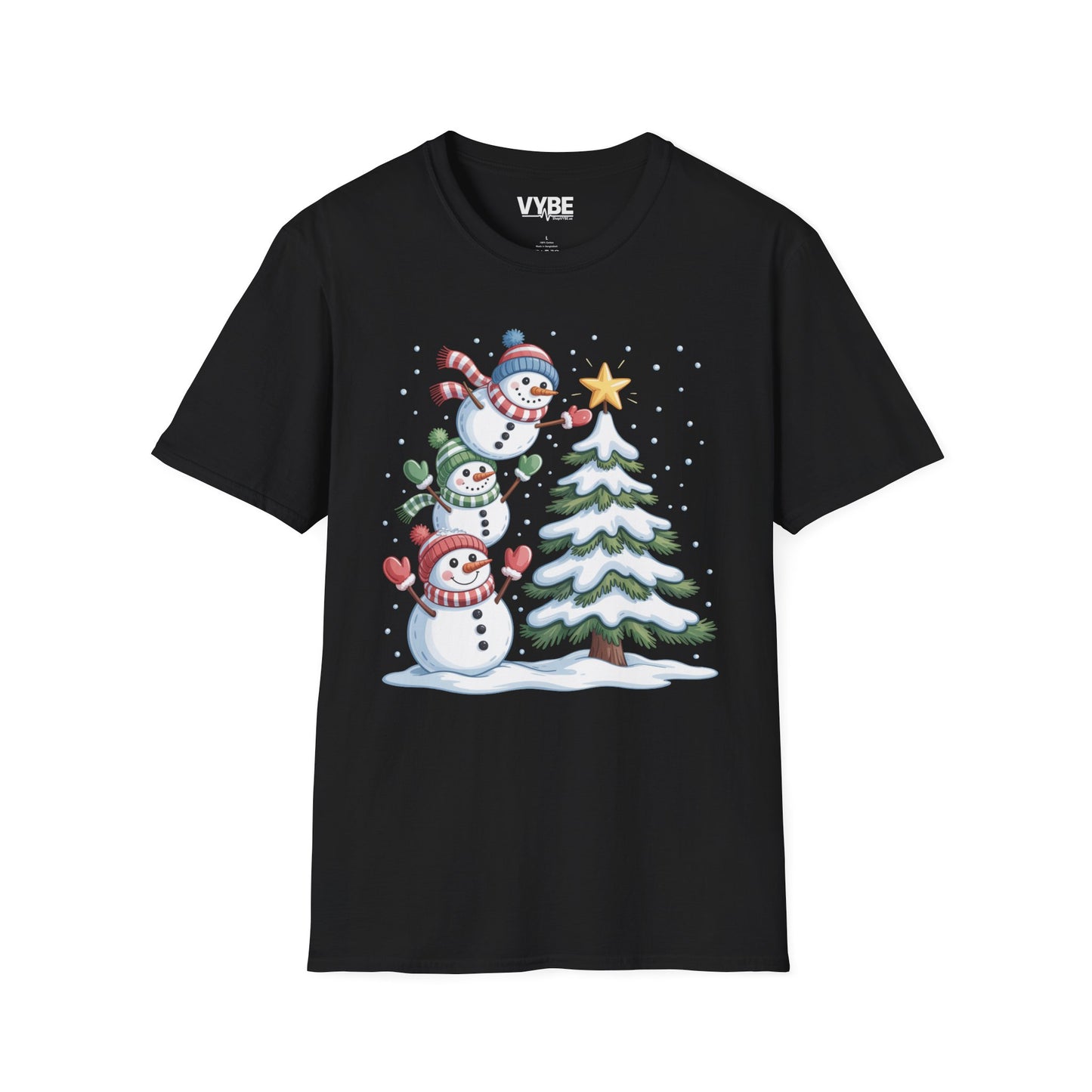 Cute Snowman T-Shirt - VYBE