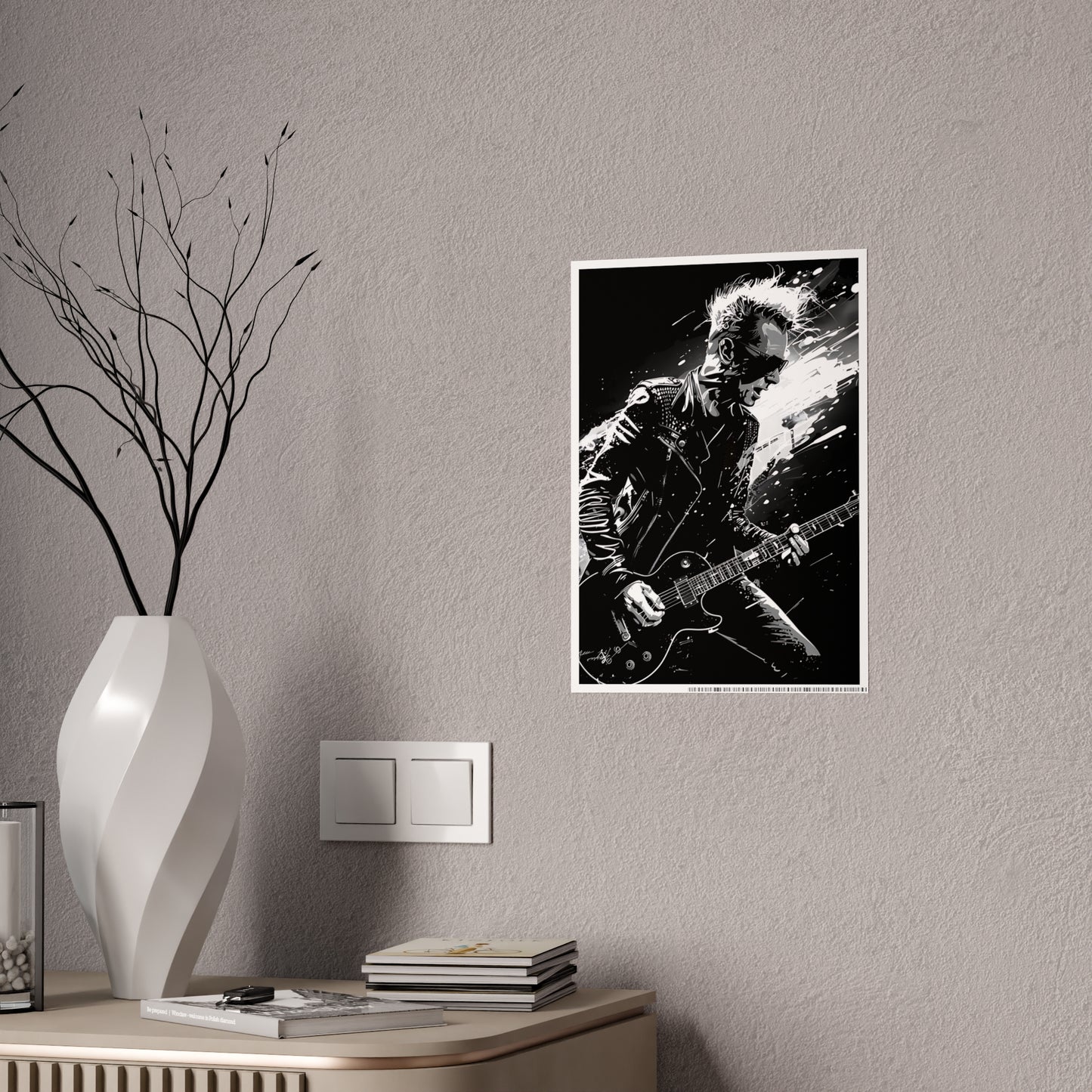 Edgy Rock Music Poster | Trendy Wall Art for Music Lovers - VYBE Shop