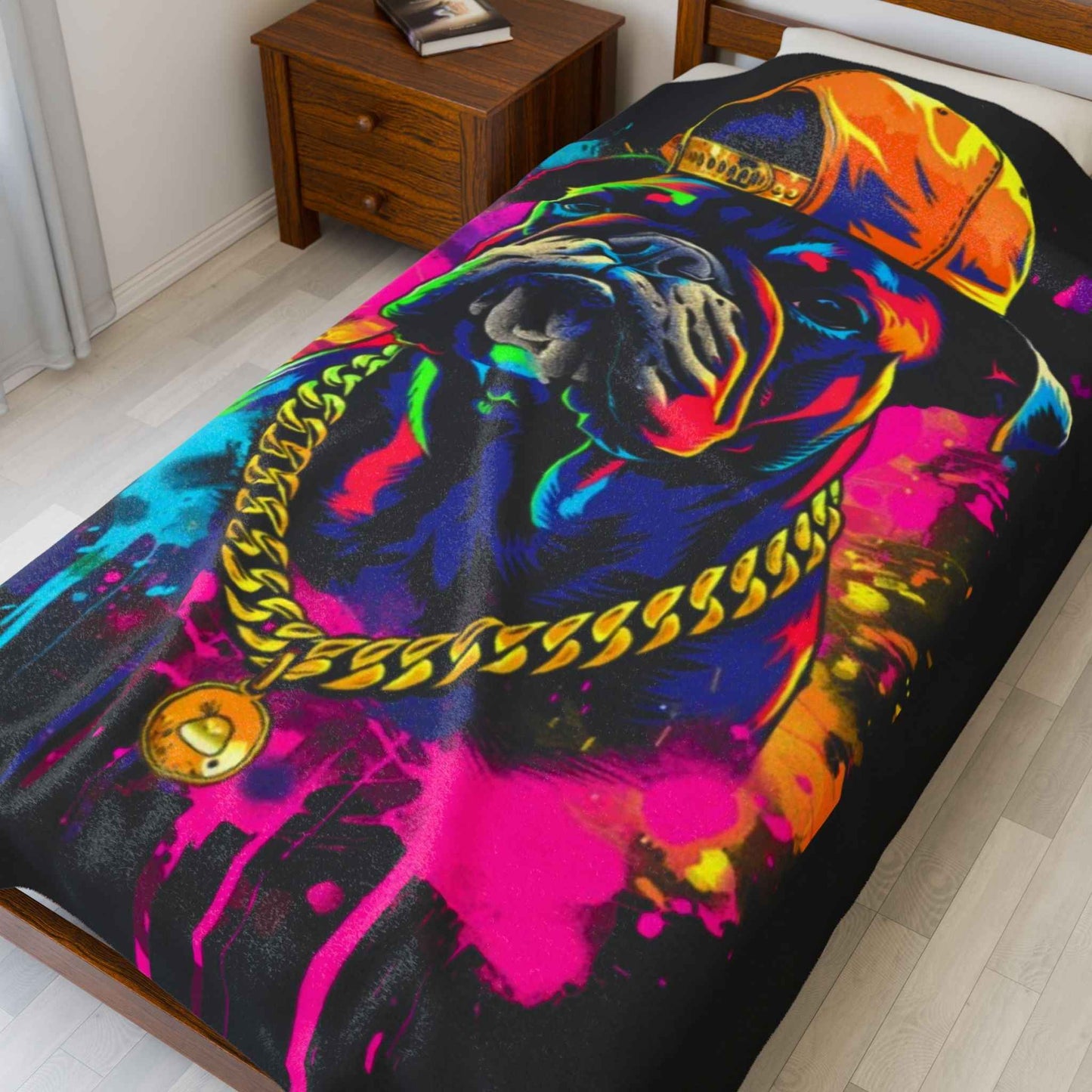 Colorful Dog Plush Blanket