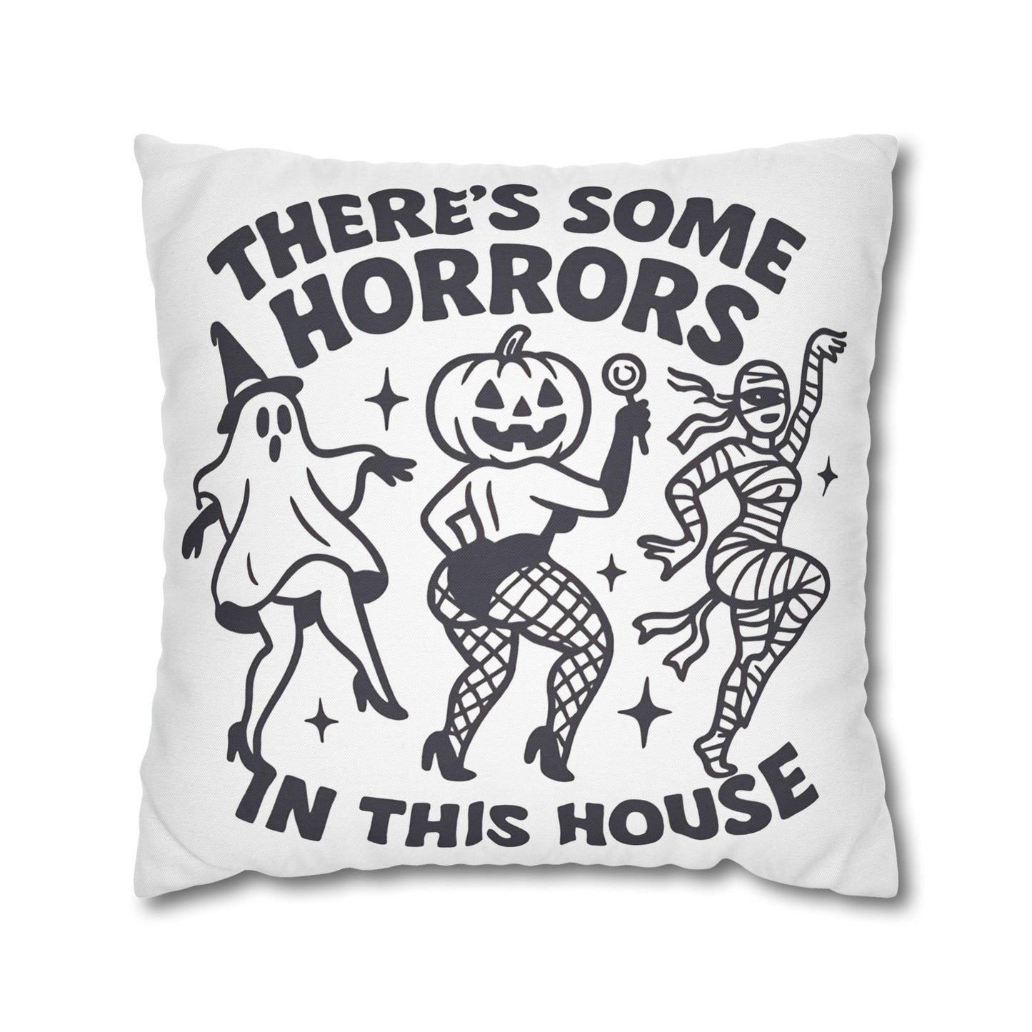 Halloween Decorative Pillowcase for Spooky Autumn Home Decor with Ghost and Mummy Design - VYBE Shop