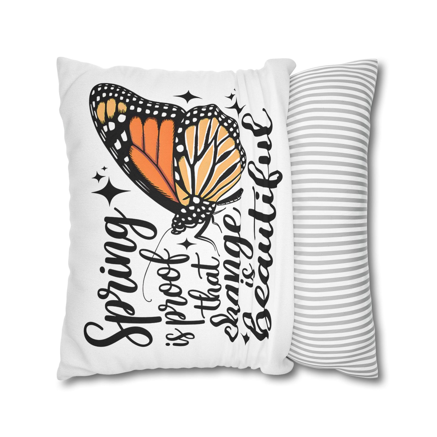Spring Butterfly Pillowcase - Boho Home Decor for Nature Lovers, Perfect Spring Gift - VYBE Shop