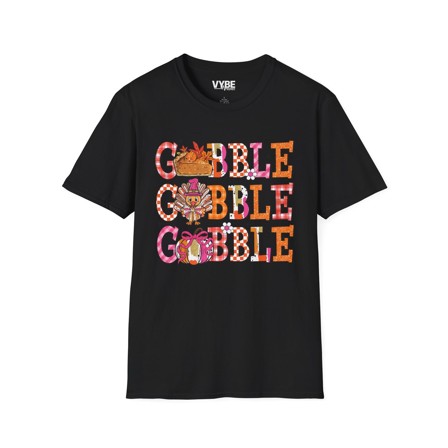 Thanksgiving Gobble Gobble T-Shirt - VYBE
