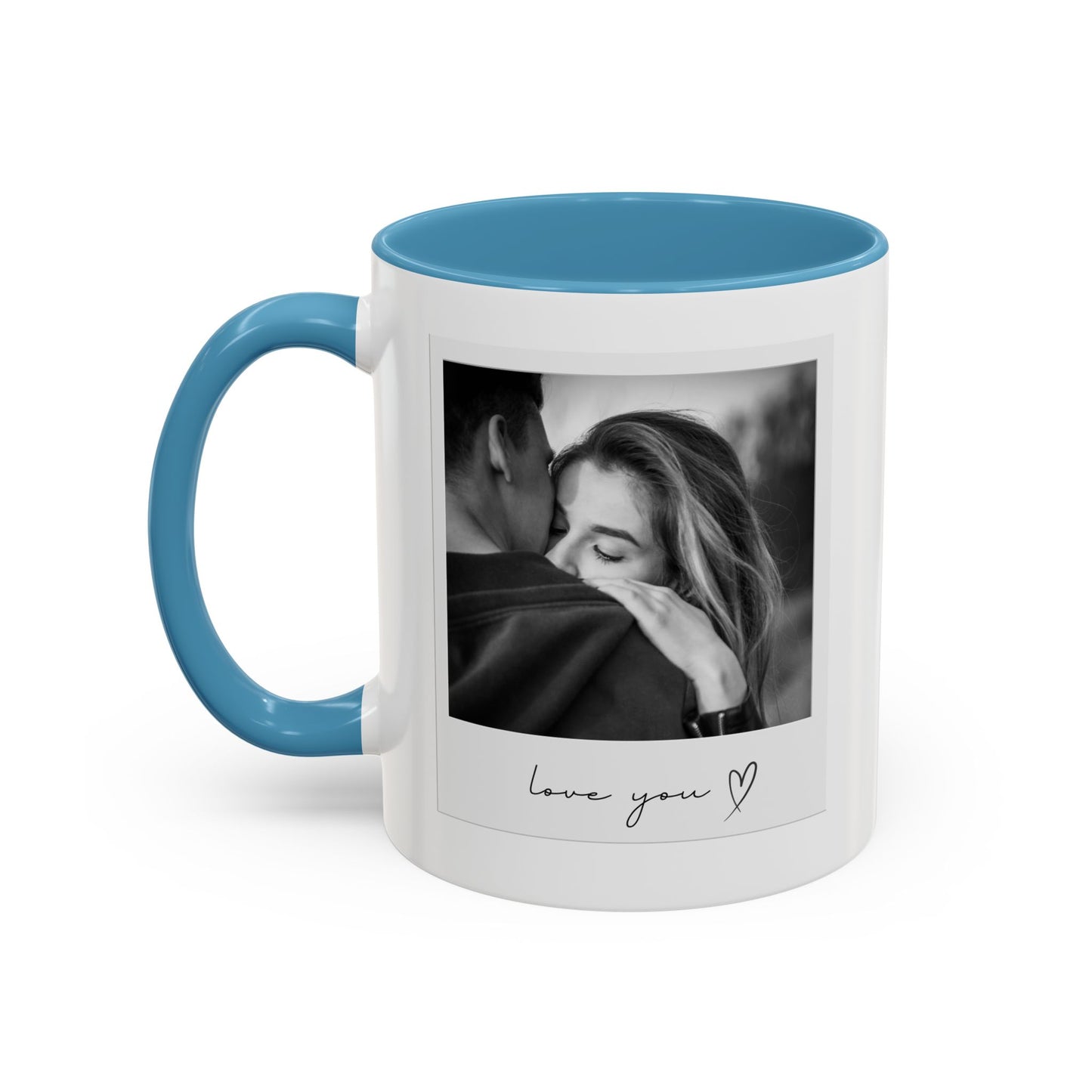 Love You Coffee Mug – Customized Romantic Gift for Couples, Engagement Present, Valentine's Day - VYBE Shop