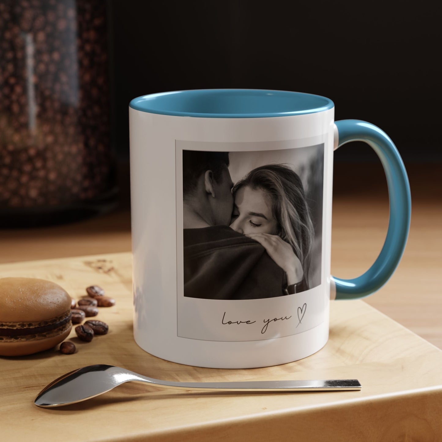 Love You Coffee Mug – Customized Romantic Gift for Couples, Engagement Present, Valentine's Day - VYBE Shop