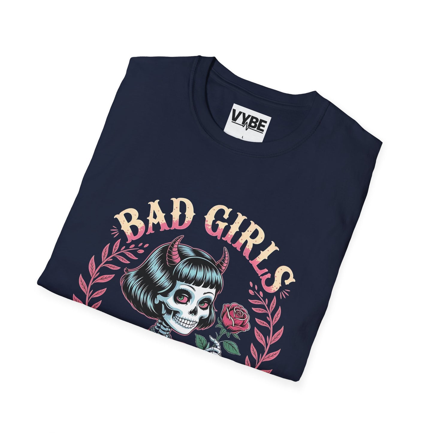 Edgy- Bad Girls Social Club T-Shirt, Unisex Graphic Tee, Alternative Fashion, Halloween Outfits, Gift for Rebels - VYBE Shop