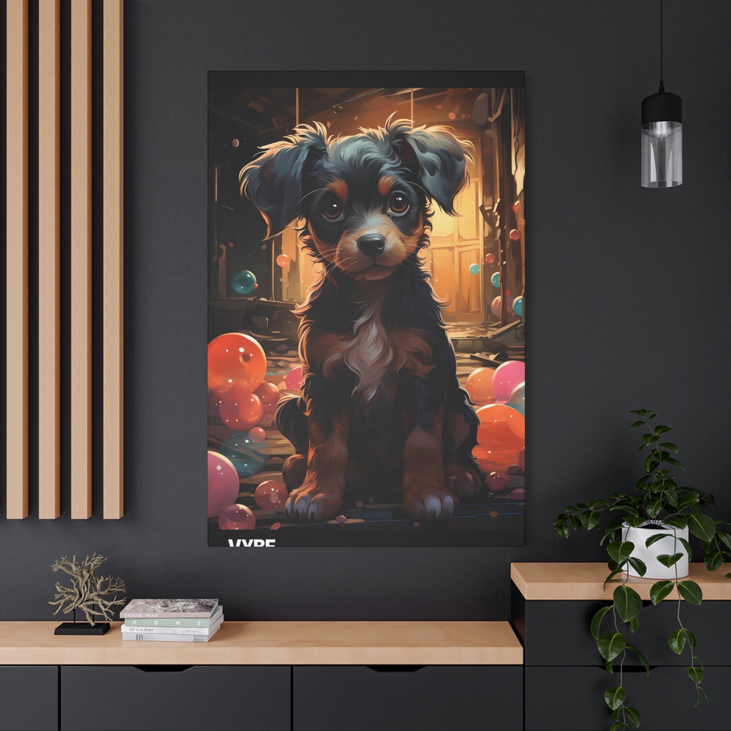 Adorable Puppy Canvas Art for Pet Home Decor - Perfect Dog Lover Gift - VYBE Shop