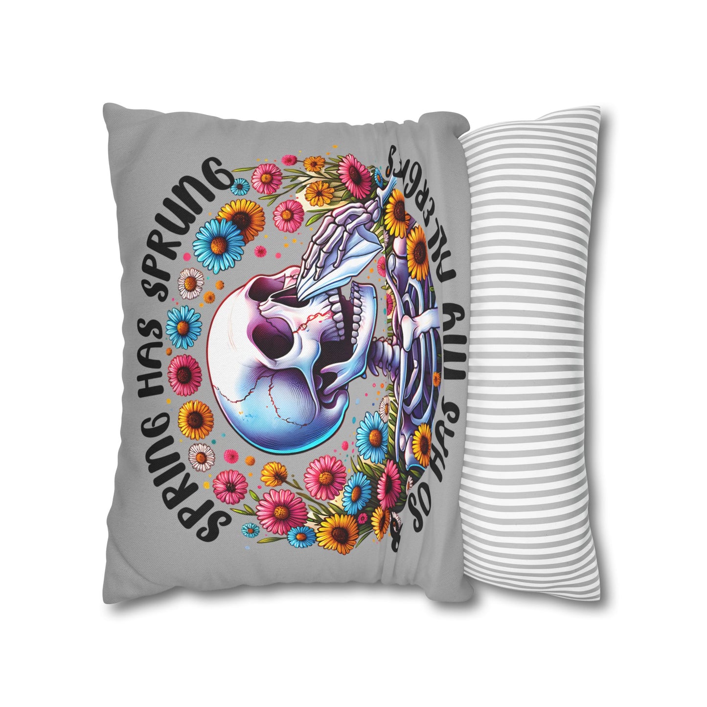 Spring Allergies Pillowcase - Cozy Boho Decor for Allergy Sufferers, Seasonal Home Accent - VYBE Shop