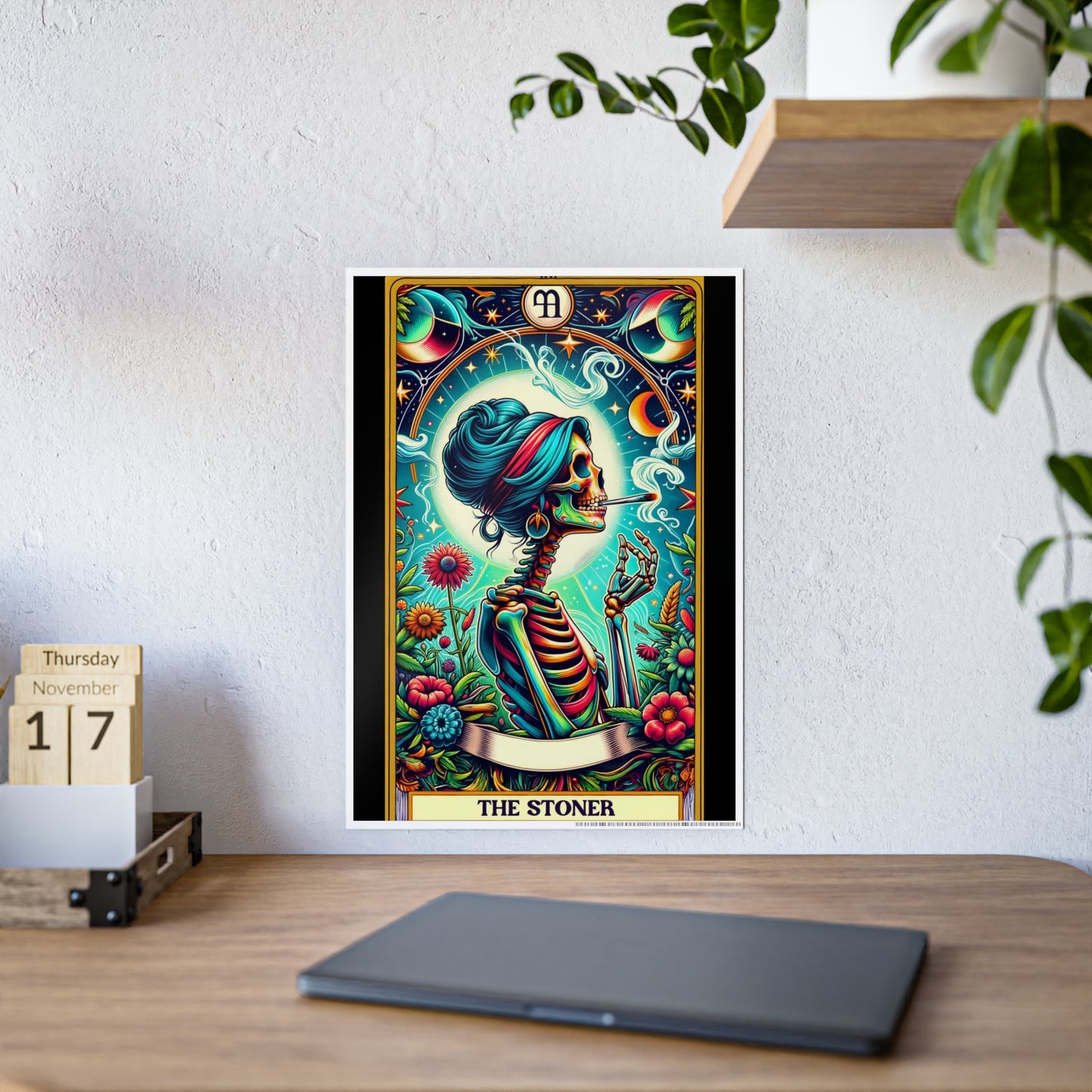 The Stoner- Tarot Wall Art - VYBE Shop