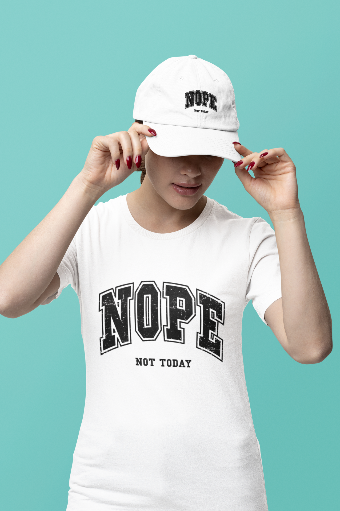 Funny- NOPE NOT TODAY T-Shirt, Funny Gift For The Unmotivated - VYBE Shop