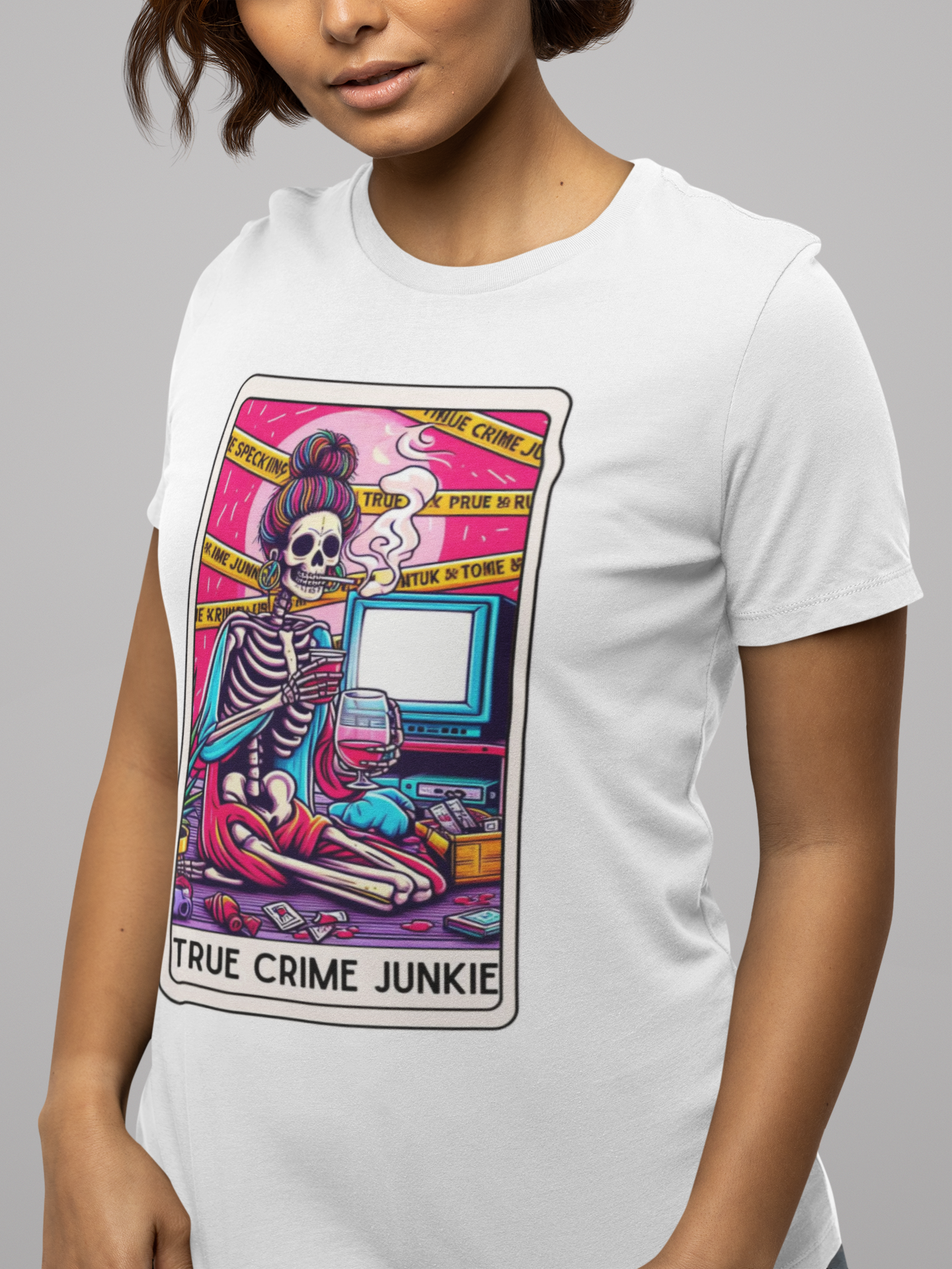 True Crime Junkie- Tarot T-Shirt - VYBE Shop