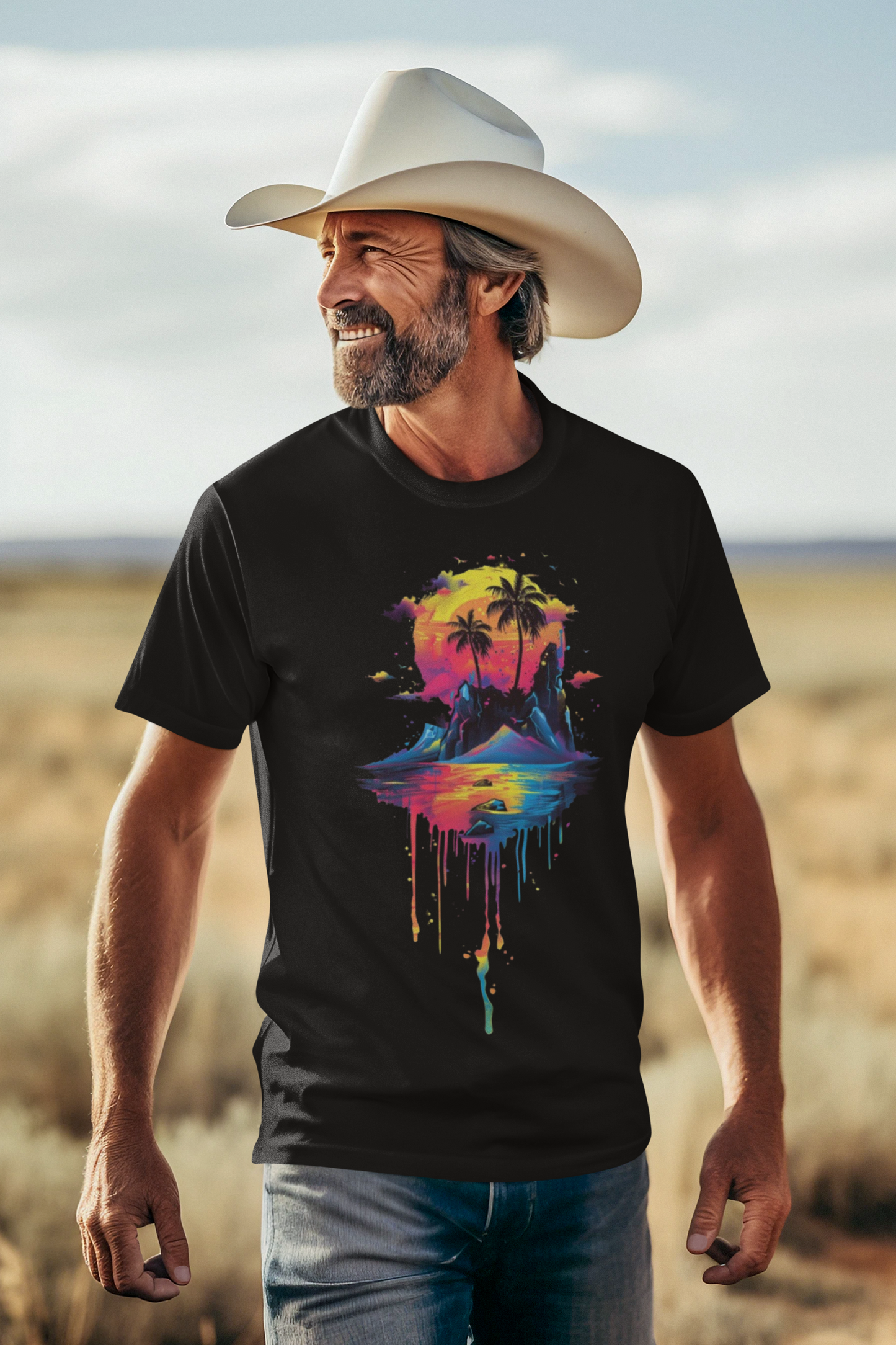 Vibrant Tropical Sunset T-Shirt