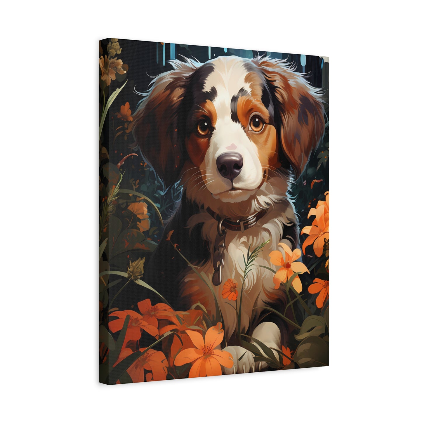 Adorable Puppy Canvas Print, Dog Lover Gift - VYBE Shop