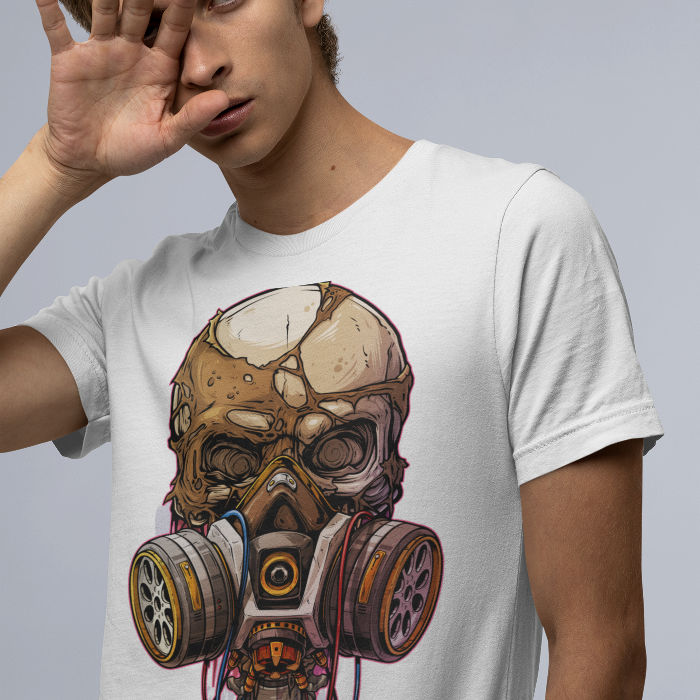 Gas Mask Skull T-Shirt - VYBE