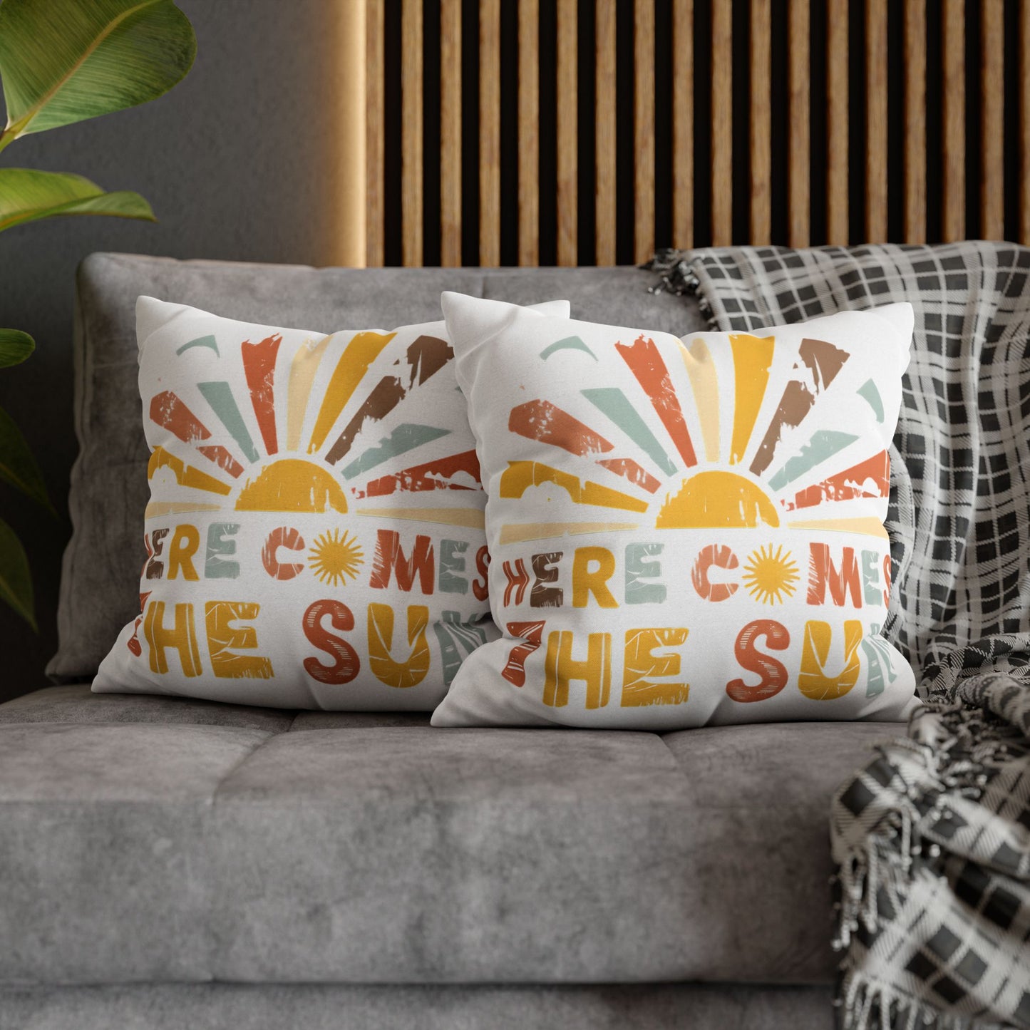 Sunrise Vibe Pillowcase - Boho Floral Design for Cozy Home Decor and Summer Vibes - VYBE Shop