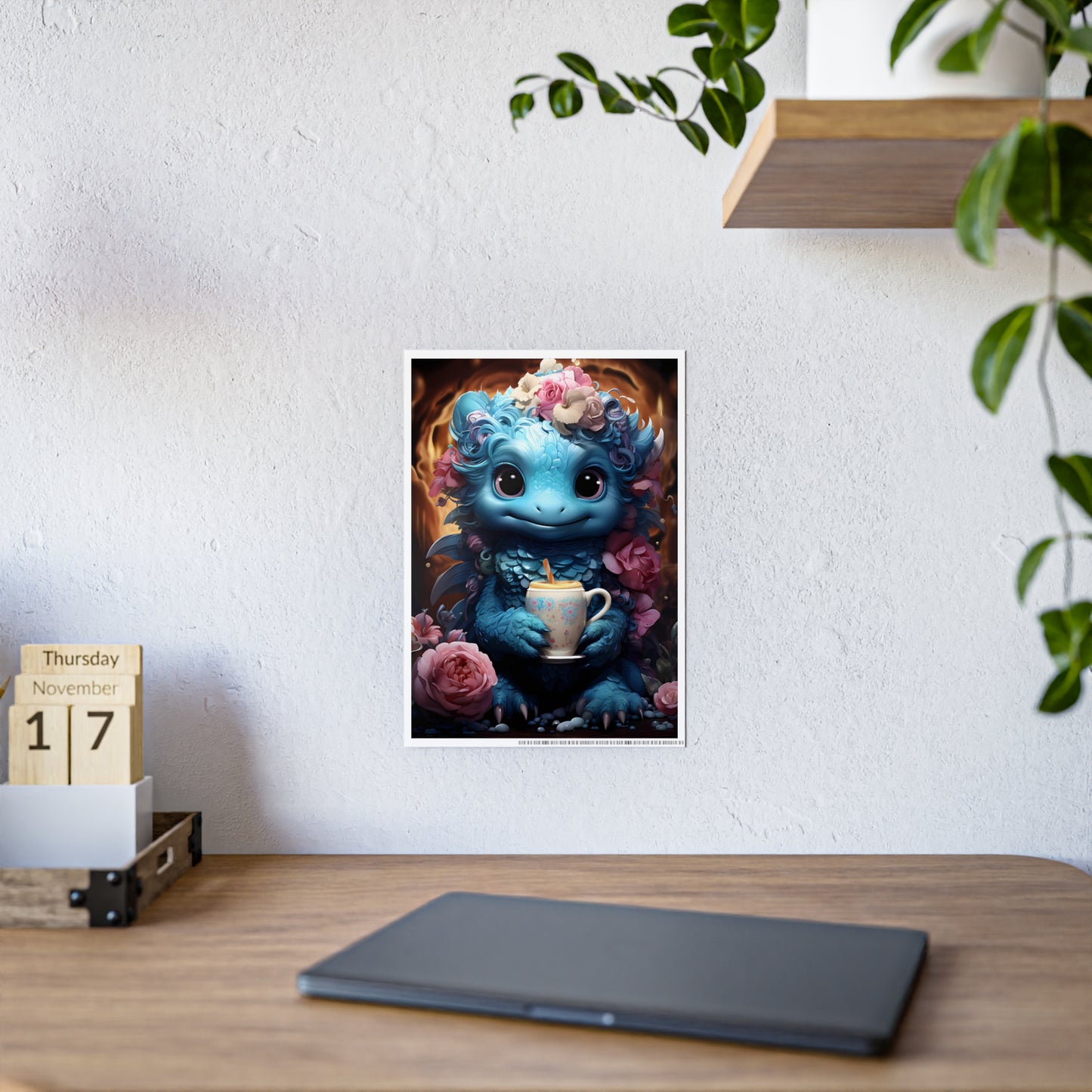 Adorable Fantasy Creature Poster, Gift for Kids - VYBE Shop