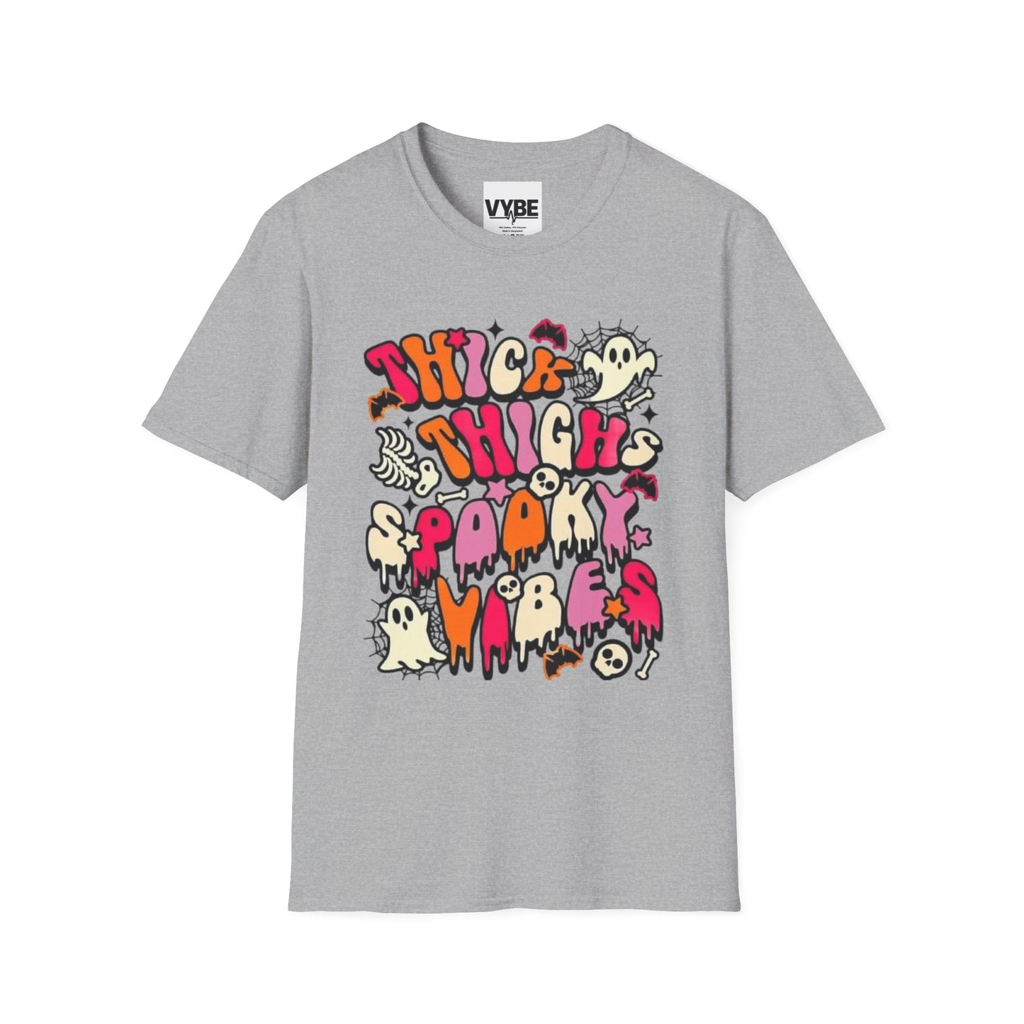 Halloween- Spooky Vibes T-Shirt, Cute Colorful Halloween Tee - VYBE Shop