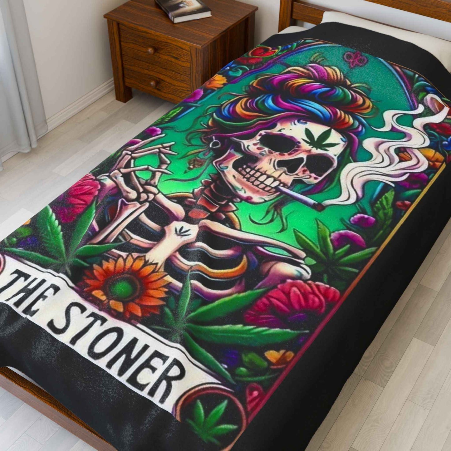 Tarot Stoner Plush Blanket