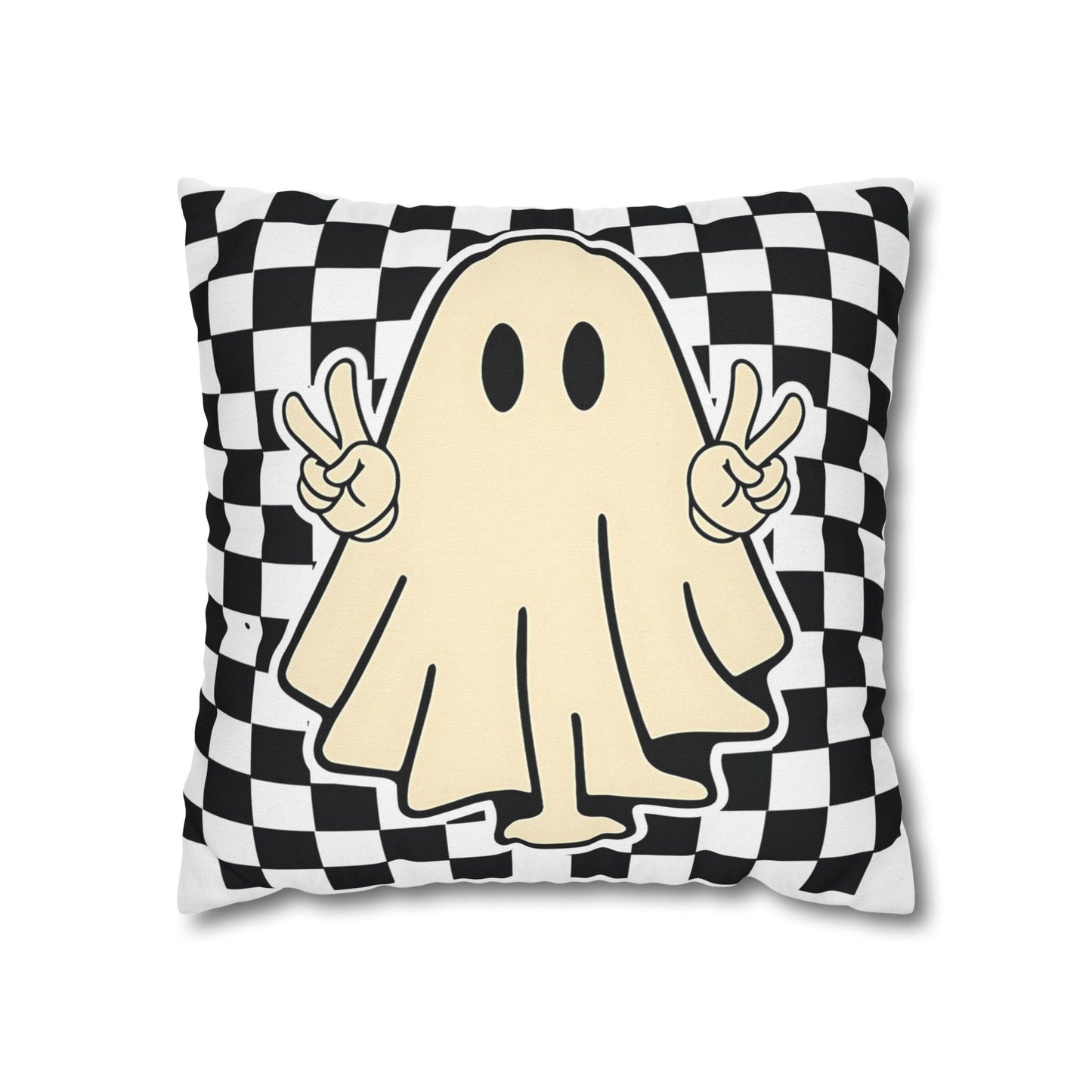 Playful Ghost Pillowcase for Halloween Decor, Cozy Home Accent, Perfect Gift for Ghost Lovers - VYBE Shop