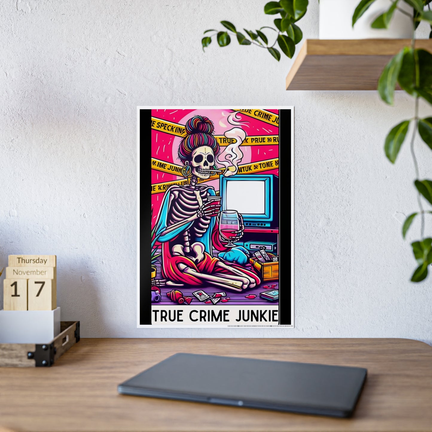 True Crime Wall Poster - Tarot Design for True Crime Junkies - VYBE Shop