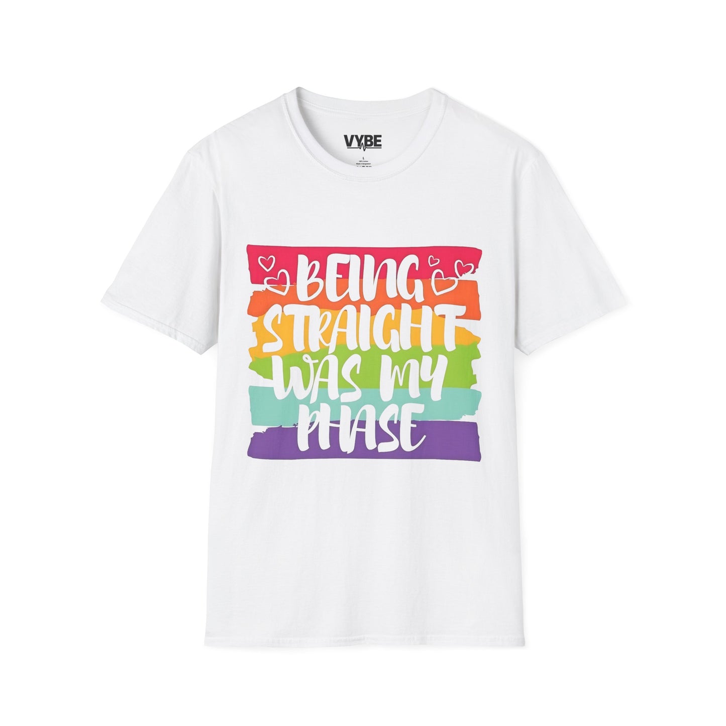 LGBTQ- Pride Expression T-Shirt - Rainbow Pride Apparel, Gift for Pride Month, Fun Casual Wear, Inclusive Fashion - VYBE Shop