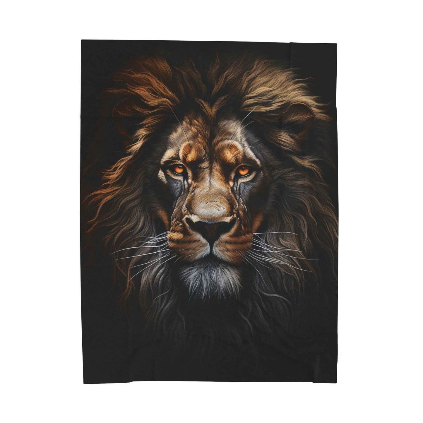 Lion Print Plush Blanket