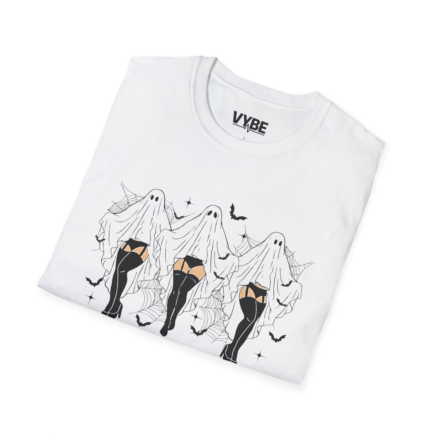 Halloween- Freak in the Sheets T-Shirt, Funny Graphic Tee, Halloween Costume, Gift for Sheet Lovers, Casual Wear, Horror Vibe - VYBE Shop