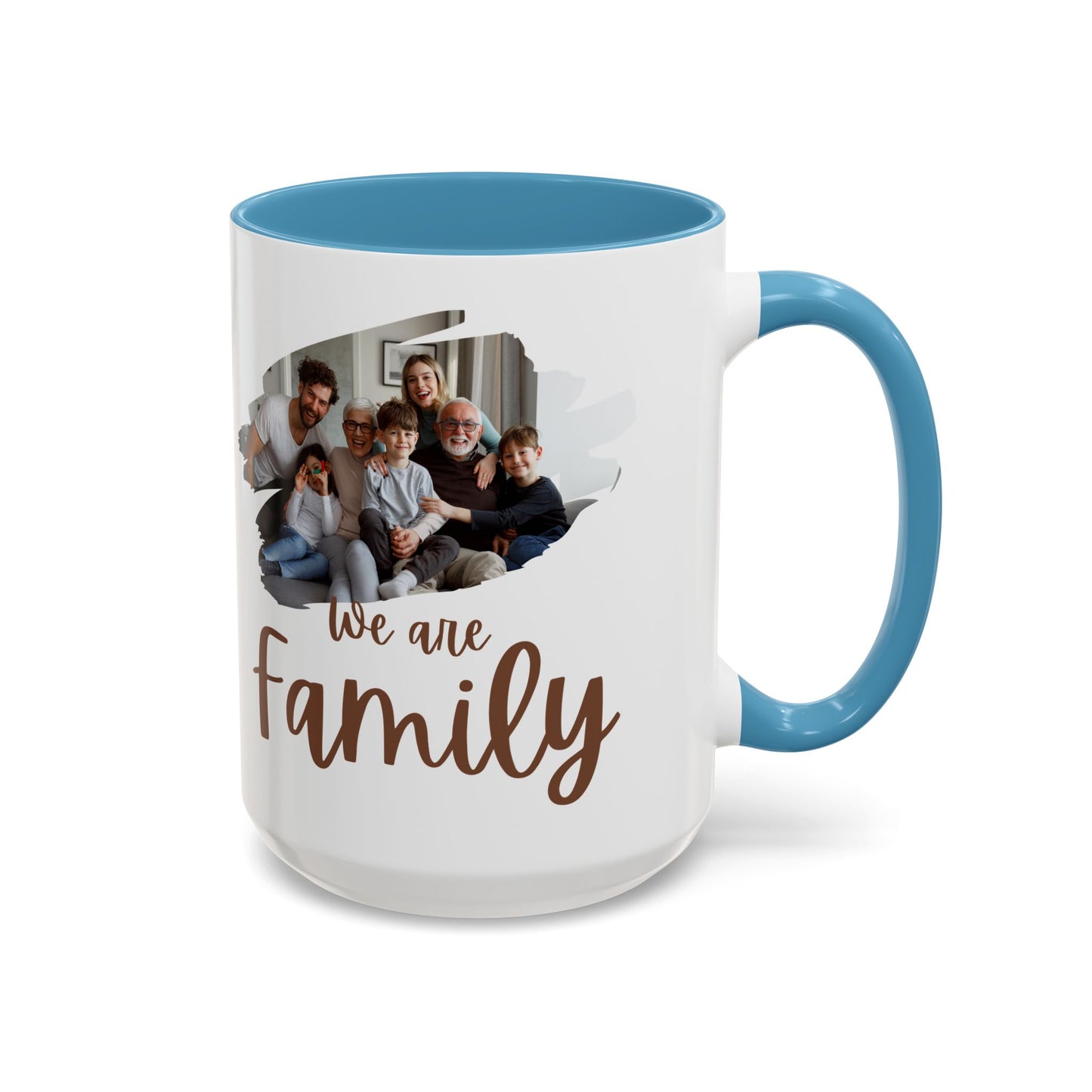 Customized Family Coffee Mug, Personalized Mug Gift, Add Your Family Photo - VYBE Shop
