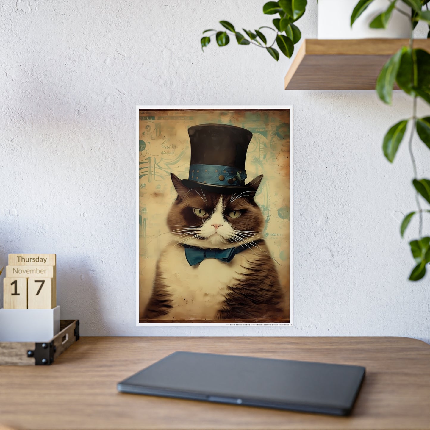 Cute Grumpy Cat Poster - VYBE Shop