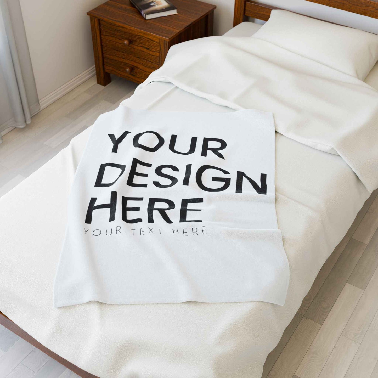 Custom Velveteen Plush Blanket for Comfort and Style | Personalized Throw for Home Decor and Holiday Gifts