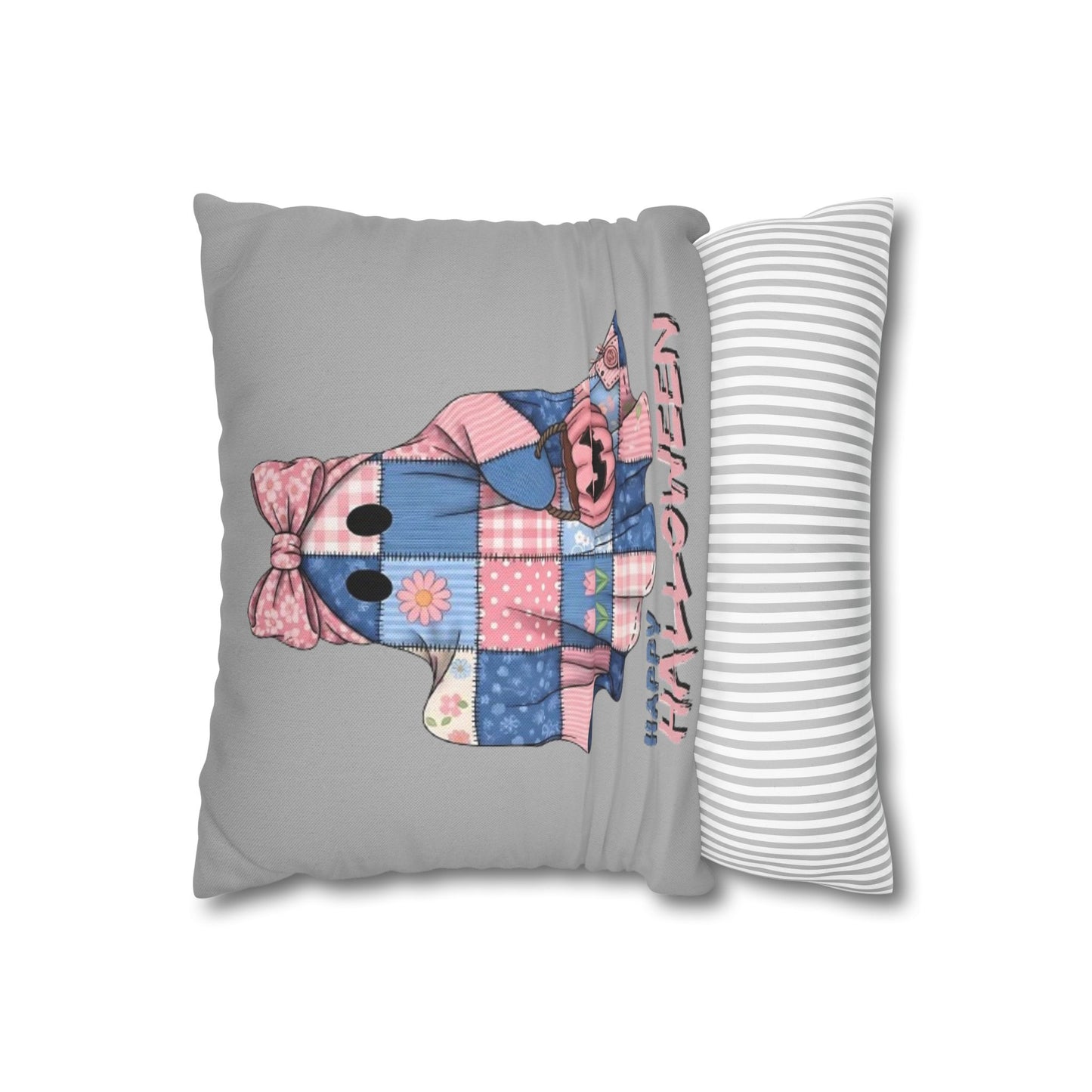 Halloween Ghost Pillowcase - Cozy Seasonal Cushion Cover for Spooky Home Decor and Trick or Treat Gifts - VYBE Shop
