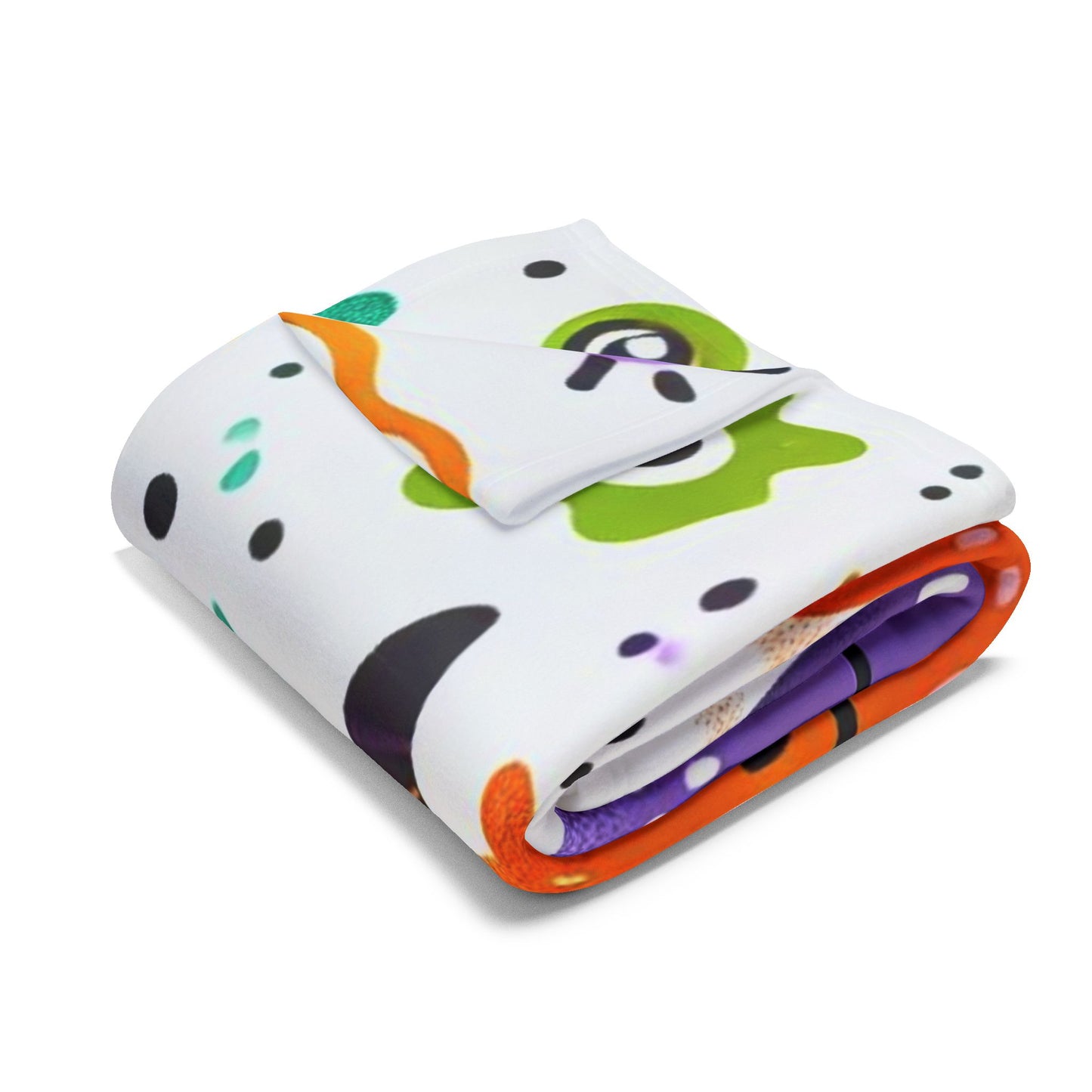 Kids Whimsical Monster Fleece Blanket
