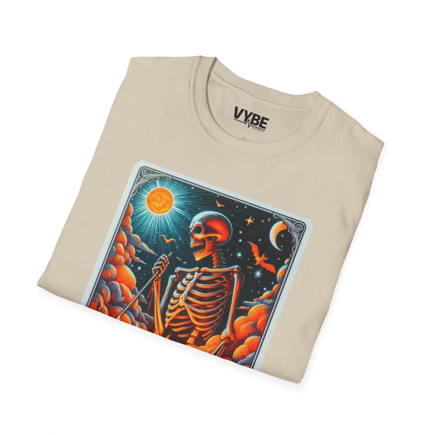 Halloween the Skeleton Tarot Tee for Spooky Style - VYBE Shop