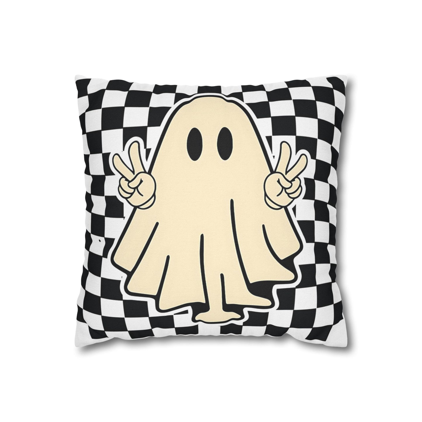 Playful Ghost Pillowcase for Halloween Decor, Cozy Home Accent, Perfect Gift for Ghost Lovers - VYBE Shop