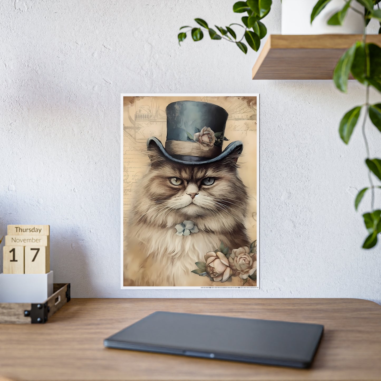 Vintage Pet Poster - Perfect Gift for Cat Lovers - VYBE Shop