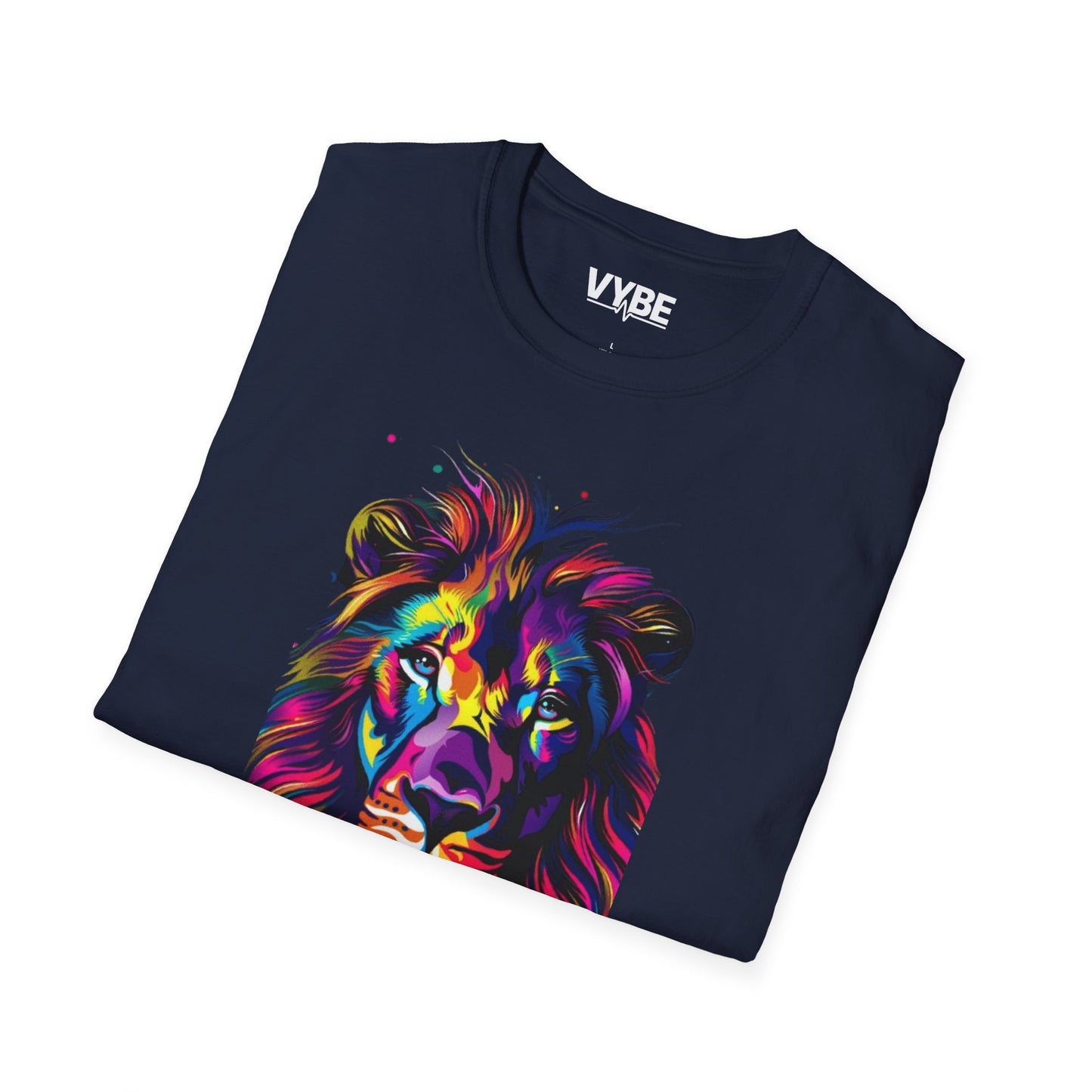Vibrant Lion Graphic T-Shirt