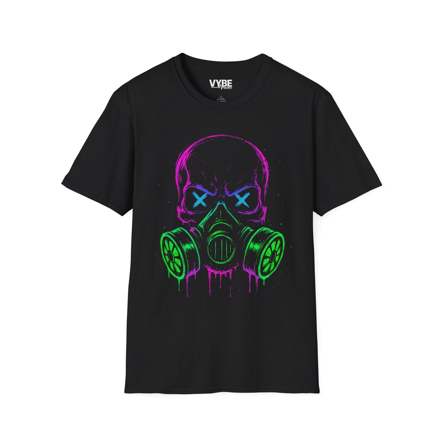 Neon Skull Graphic T-Shirt