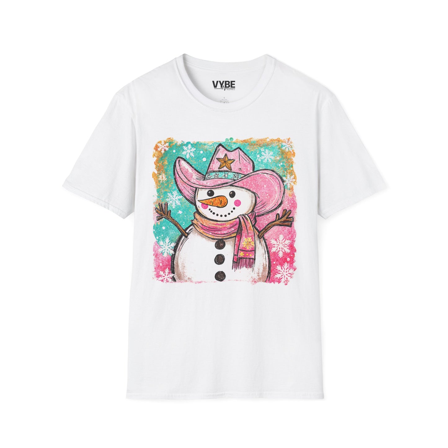 Cute Christmas Snowman T-Shirt - VYBE