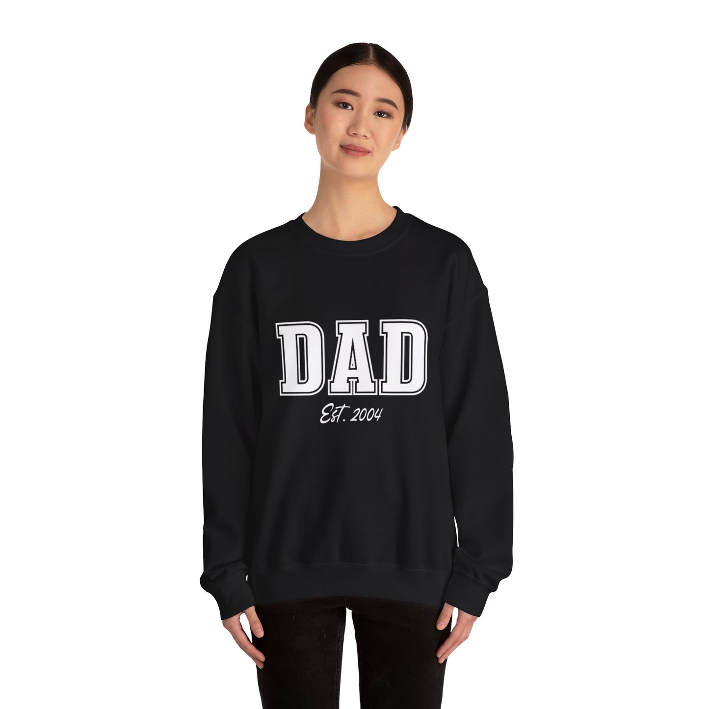 Customizable Dad Sweatshirt | Personalize with Your Child's Birth Year - VYBE