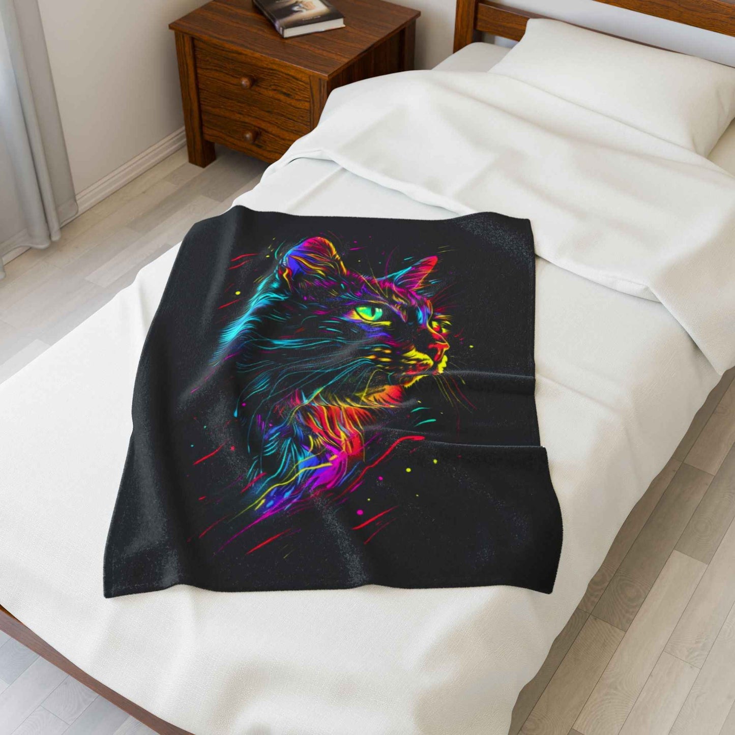 Vibrant Cat Blanket