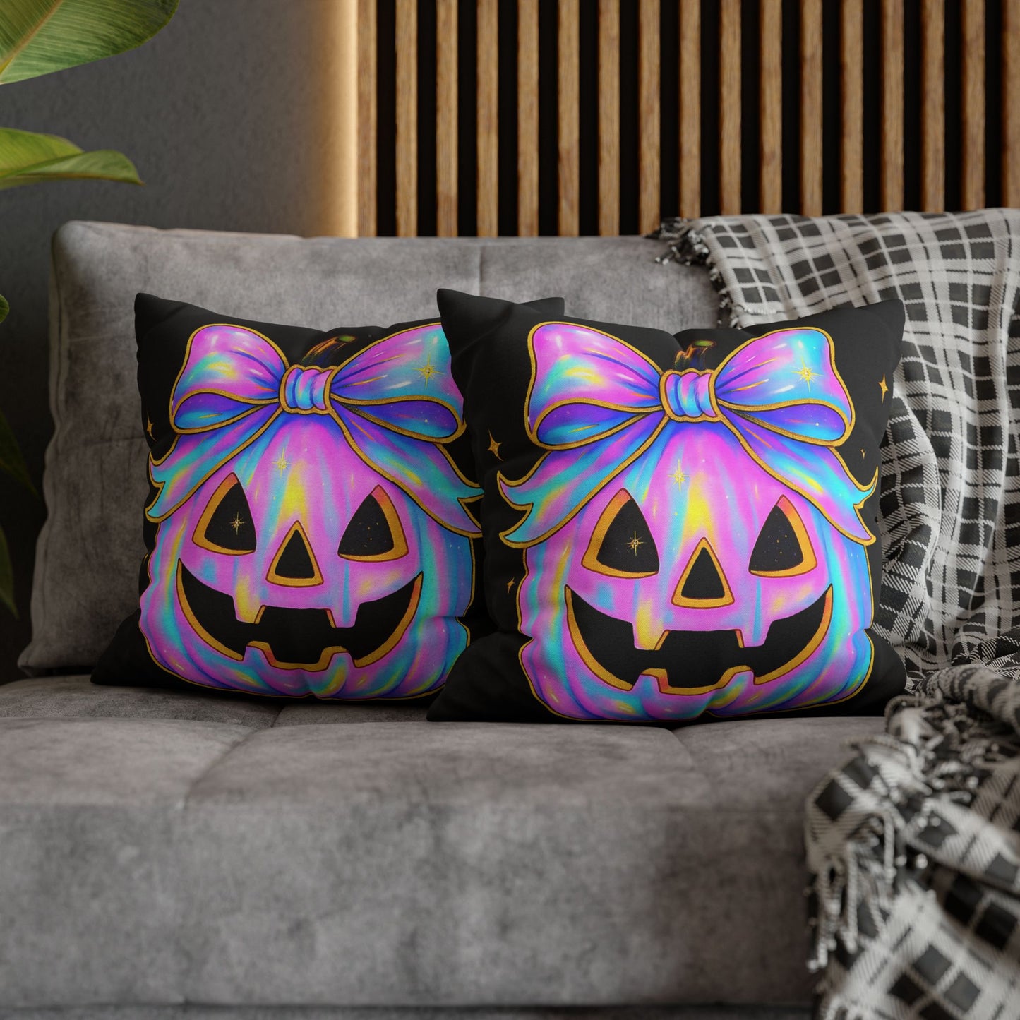 Halloween Pumpkin Pillowcase - Cozy Fall Decor and Spooky Throw Pillow for Autumn Gifts and Festival Decoration - VYBE Shop