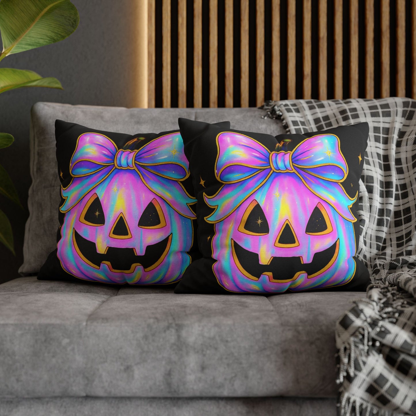 Halloween Pumpkin Pillowcase - Cozy Fall Decor and Spooky Throw Pillow for Autumn Gifts and Festival Decoration - VYBE Shop