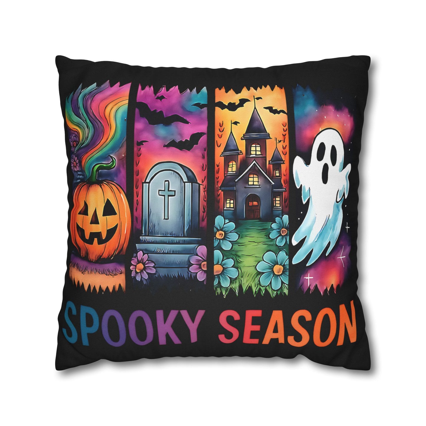 Halloween Pillowcase for Spooky Season - Cozy Fall Decor, Ghost & Pumpkin Designs for Halloween Parties and Gifts - VYBE Shop