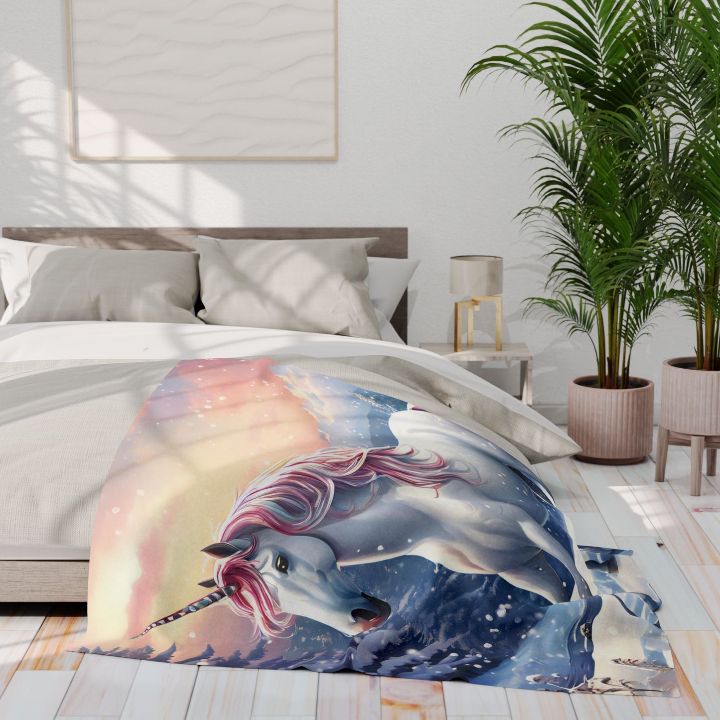 Magical Unicorn Arctic Fleece Blanket