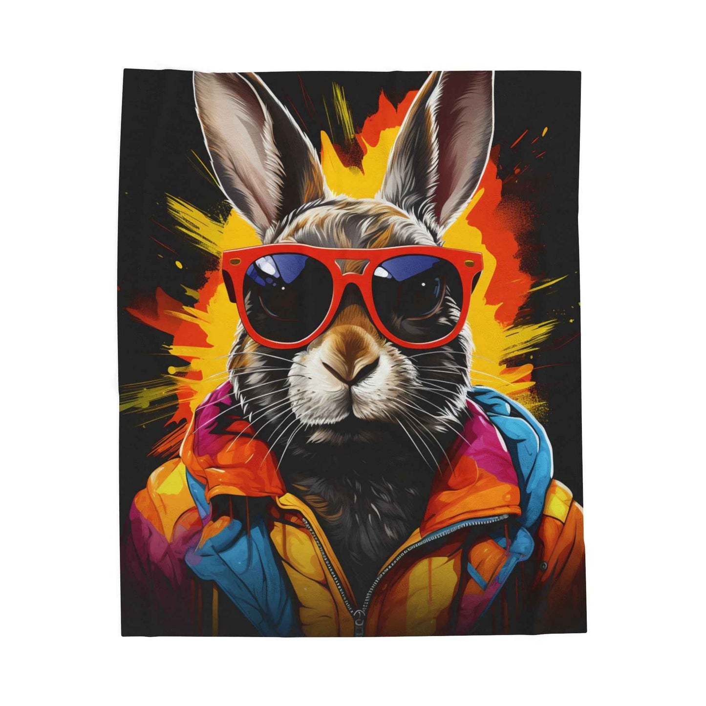 Cool Bunny Plush Blanket