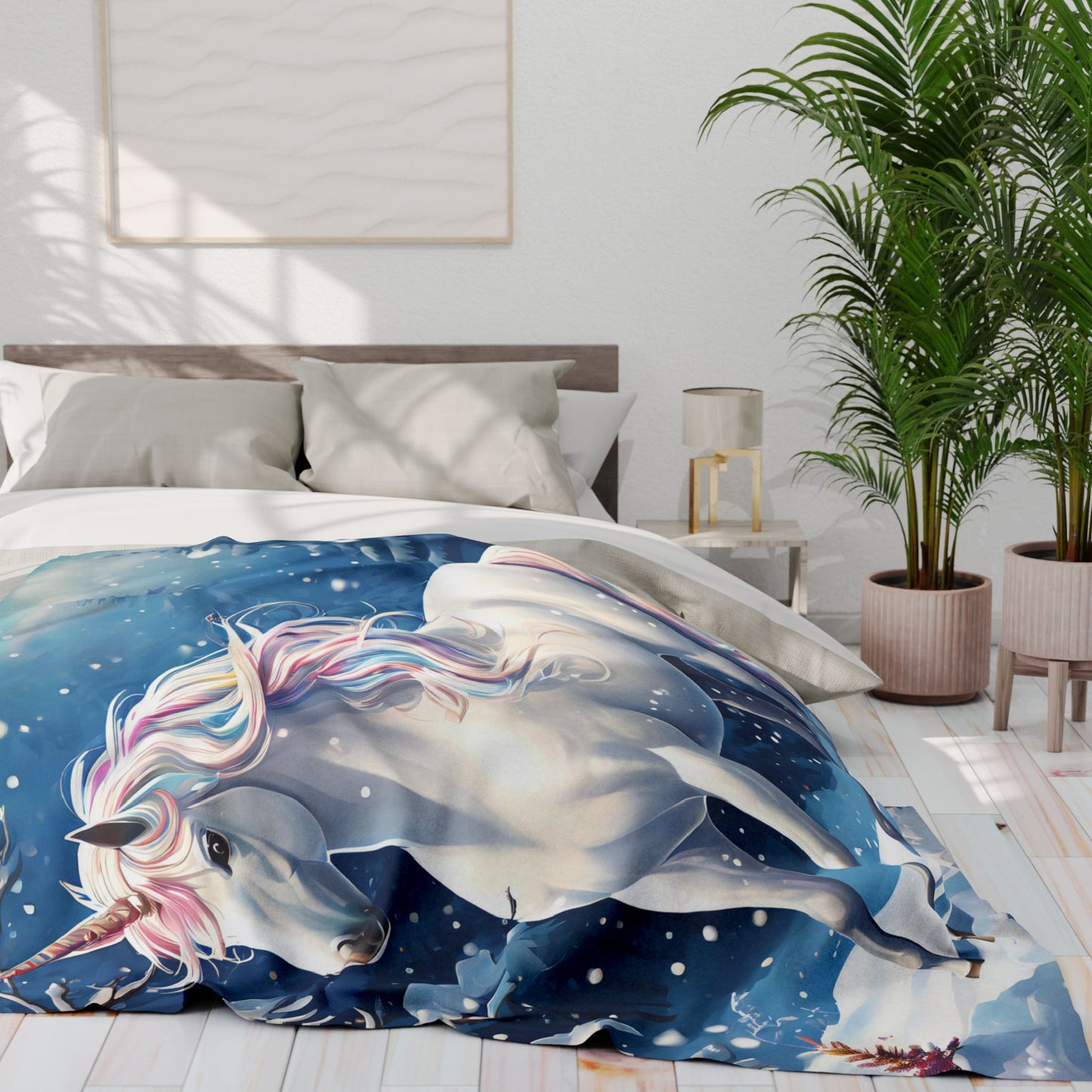 Enchanted Unicorn Arctic Fleece Blanket