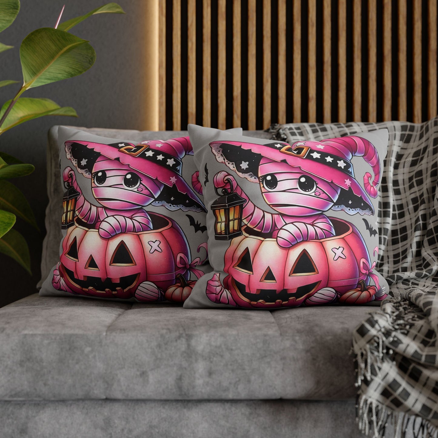 Halloween Mummy Pillowcase - Cute Pillow Cover for Spooky Fall Decor and Cozy Home Accent - VYBE Shop