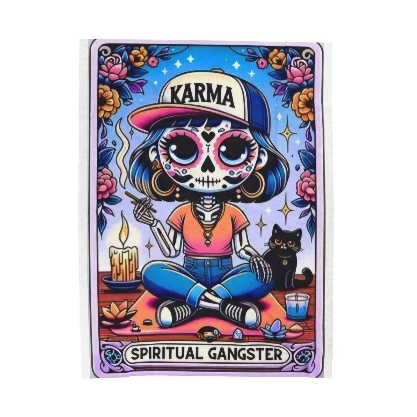 Tarot SG Plush Blanket for Spiritual Comfort and Cozy Vibes